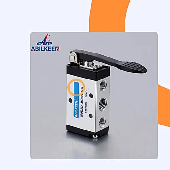 Pneumatic Supplier M5HS210-08 M5c210-08 M5 Series G1/4 Air Solenoid Valve Mechanical Pneumatic Valve
